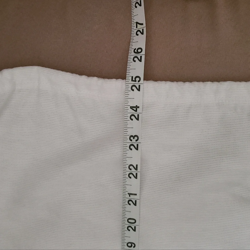 Stuart Weitzman White & Silver XL Boots & Purses Dust Bag